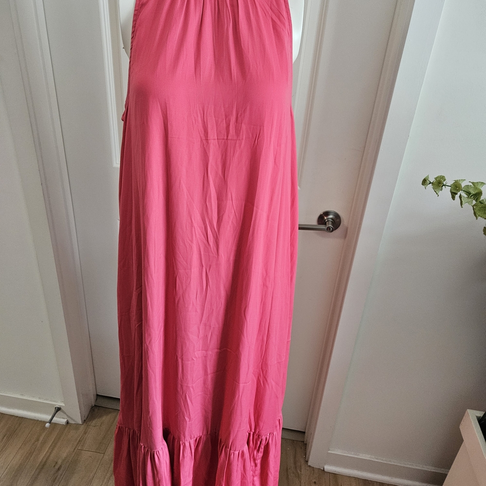 Ann Taylor Vibrant Pink Maxi Skirt